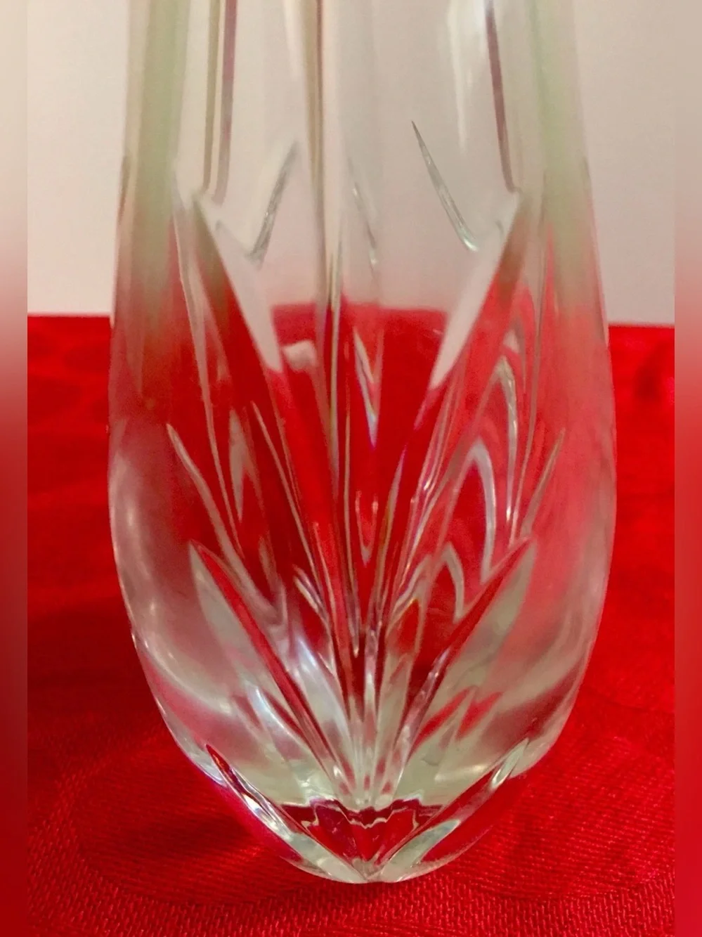 Rogaska Clear Crystal Bud Vase
